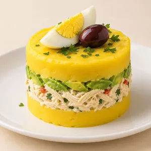Causa limeña de pollo